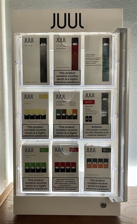 juul display case.